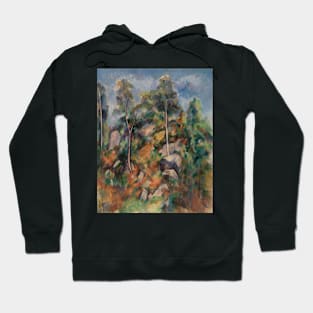 Rocks and Trees by Paul Cezanne Hoodie